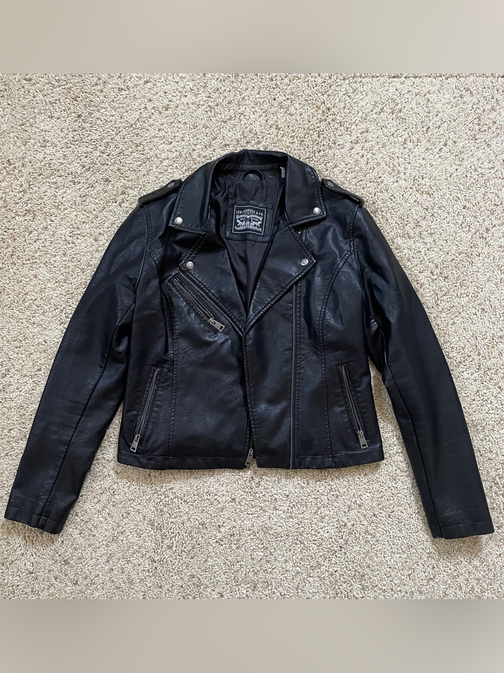 Faux Leather Jacket